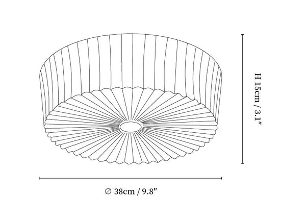 Lume Glass Ceiling Light