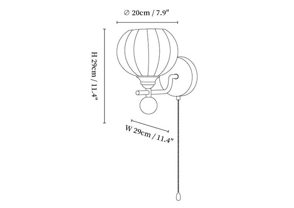 Lumea Crest Wall Lamp