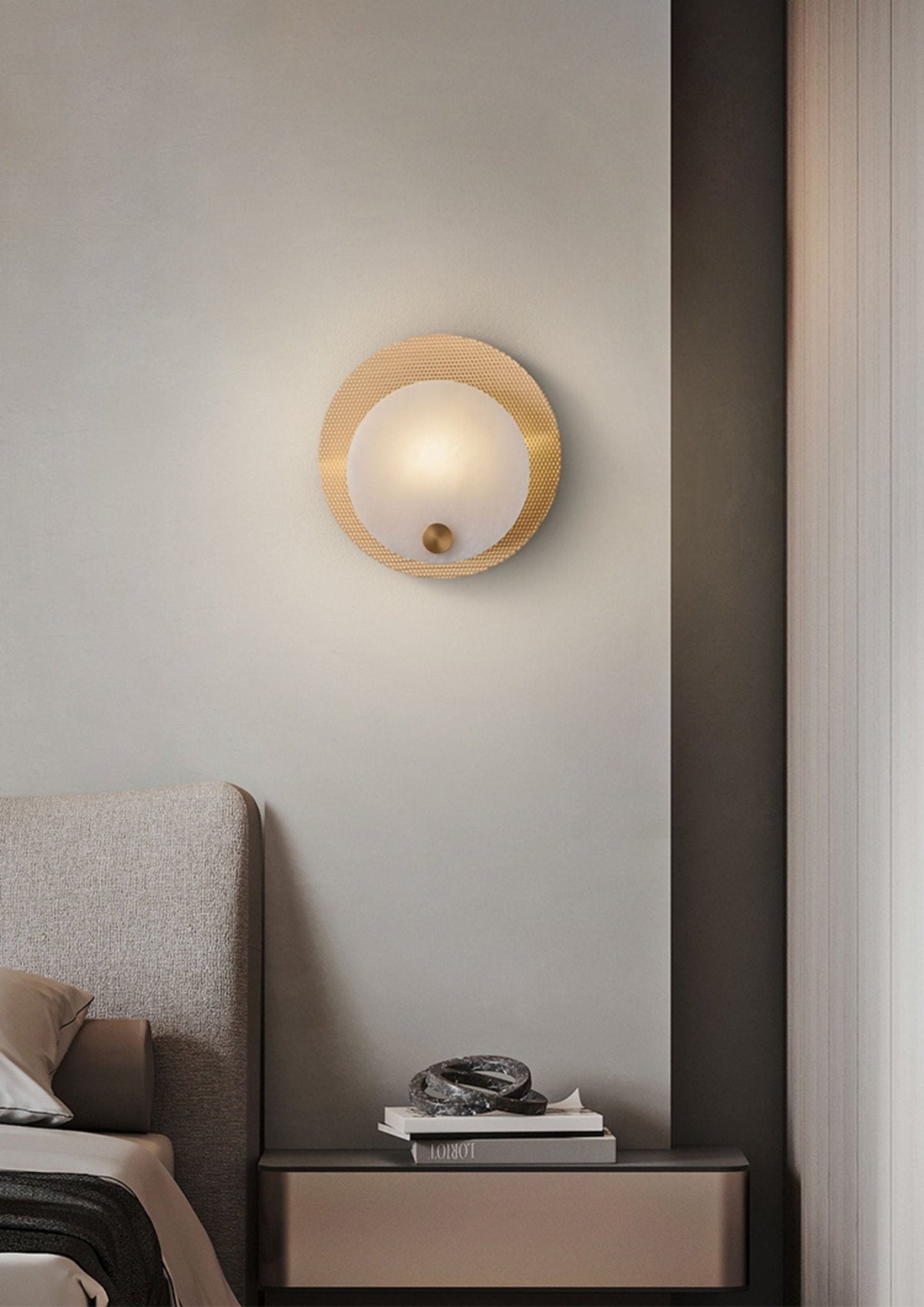 Lumen Alabaster Wall Light