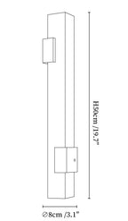 Lumen Bar Alabaster Wall Sconce