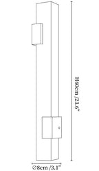 Lumen Bar Alabaster Wall Sconce