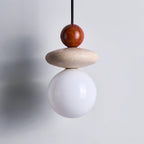 Lumi Travertine Pendant Light