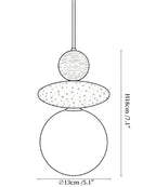 Lumi Travertine Pendant Light