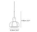 Lumina Petal Glass Pendant Light