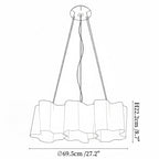 Luminara Glass Chandelier