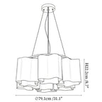 Luminara Glass Chandelier