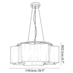 Luminara Glass Chandelier
