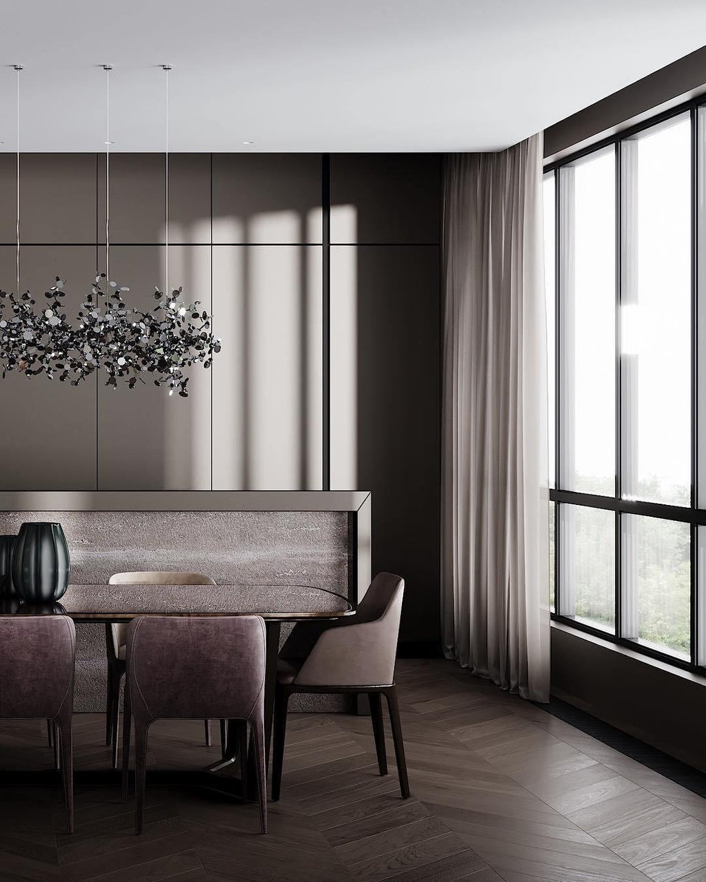 Shimmering Cloud Chandelier