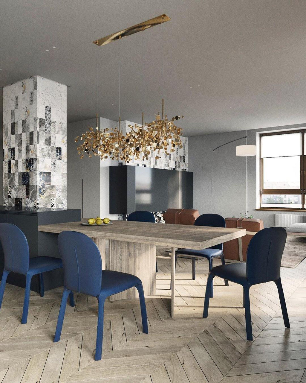 Shimmering Cloud Chandelier