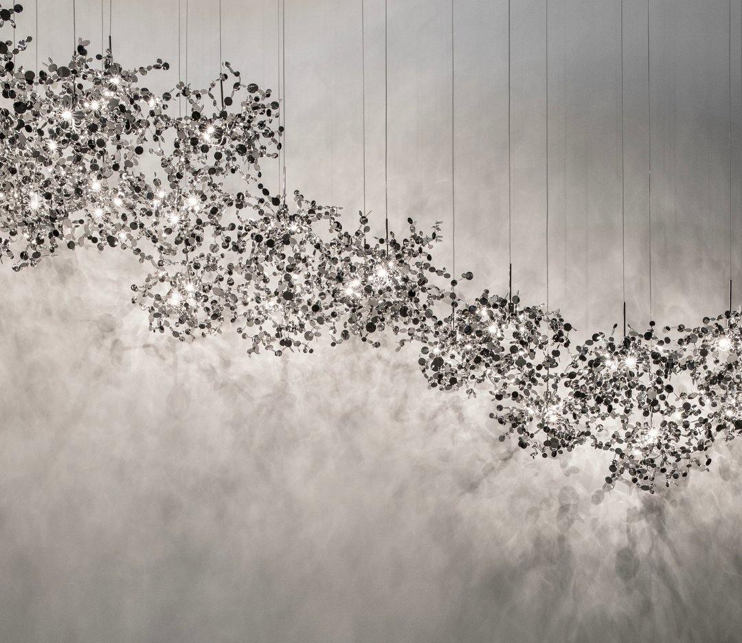 Shimmering Cloud Chandelier