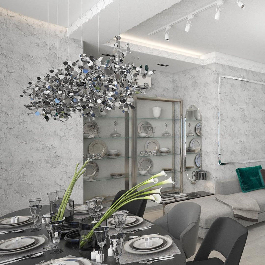 Shimmering Cloud Chandelier