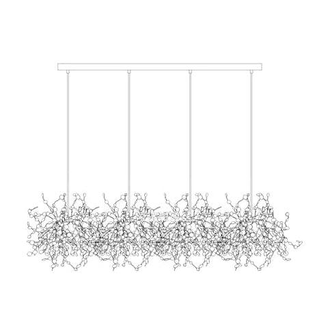 Shimmering Cloud Chandelier