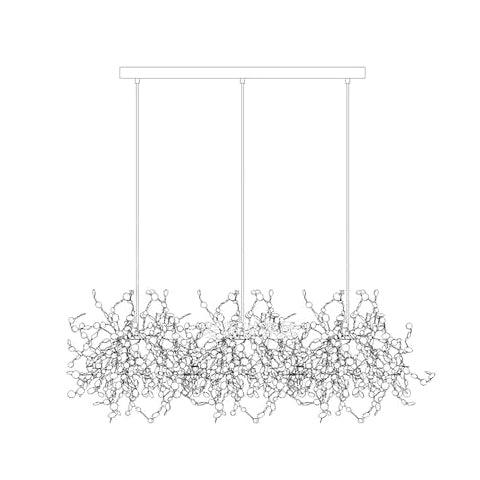 Shimmering Cloud Chandelier