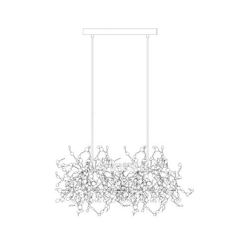 Shimmering Cloud Chandelier