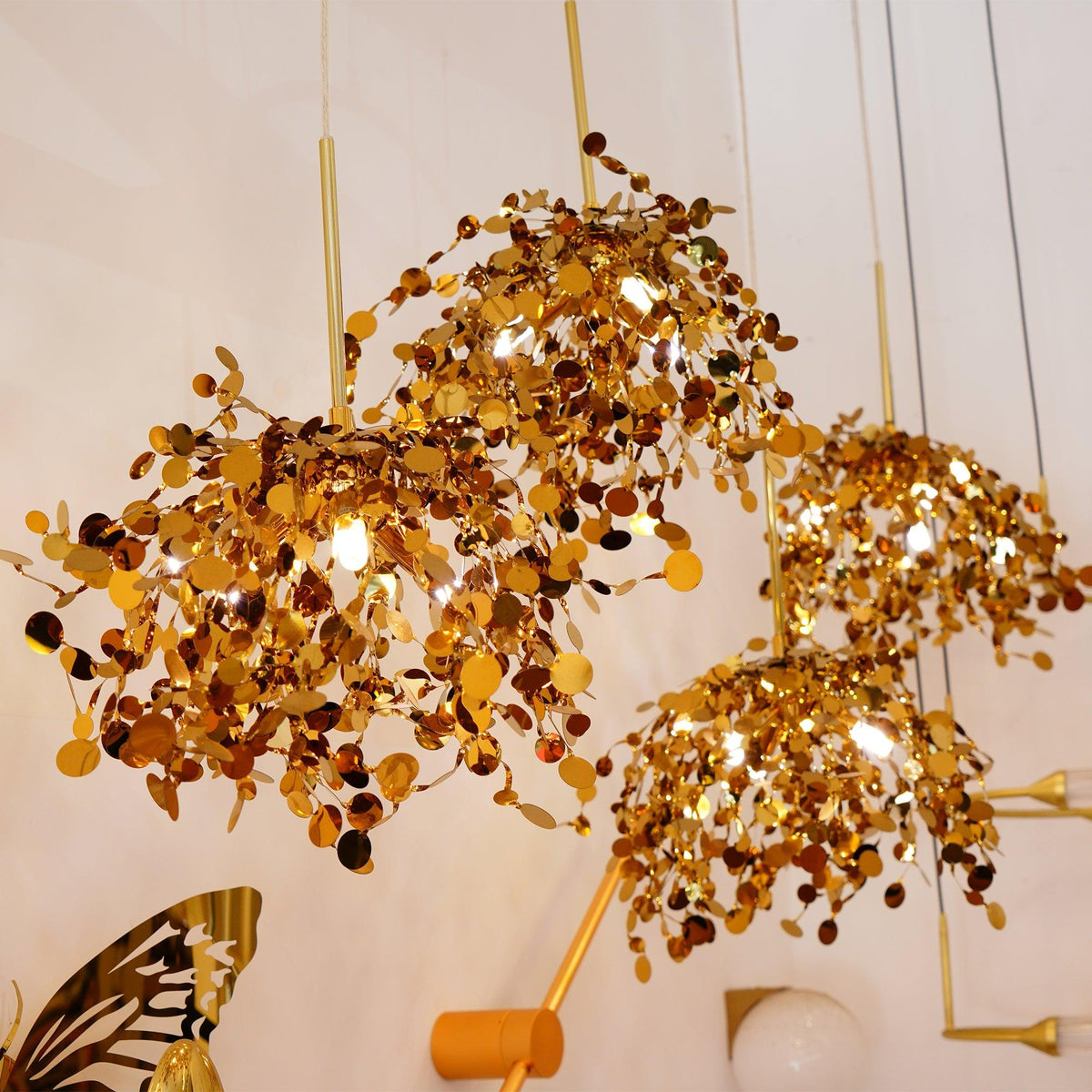 Shimmering Cloud Chandelier