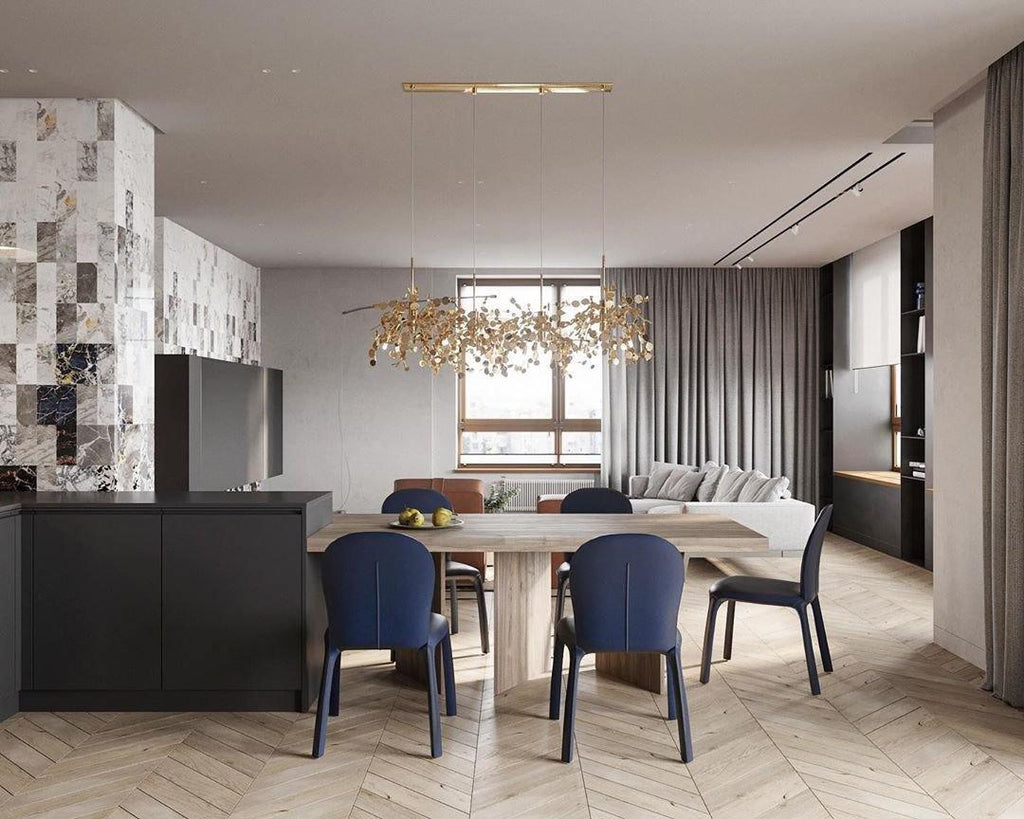 Shimmering Cloud Chandelier