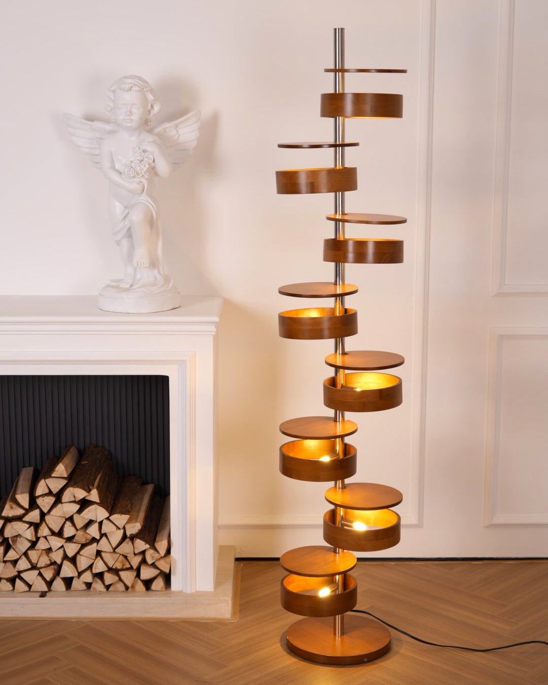 Luminis Wooden Floor Lamp