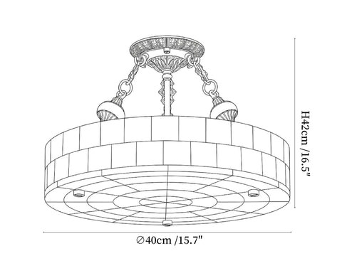 Lumisora Alabaster Ceiling Lamp