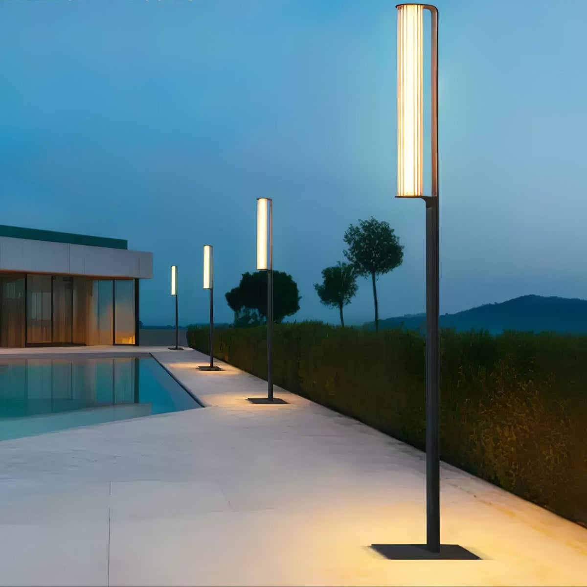 Lumo Arc Outdoor Post Lamp