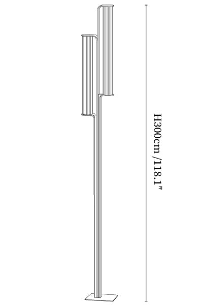Lumo Arc Outdoor Post Lamp