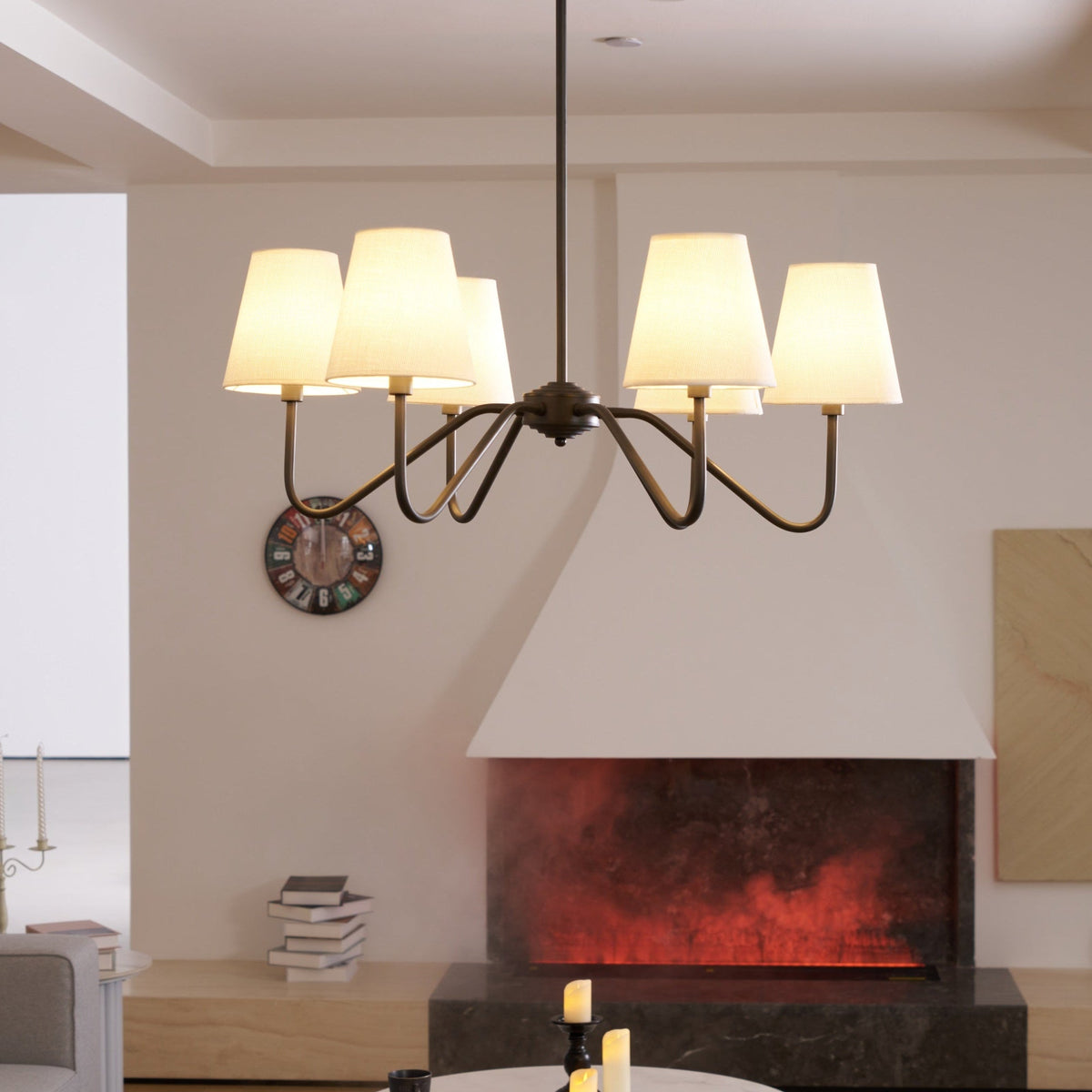 Lumos Black Chandelier