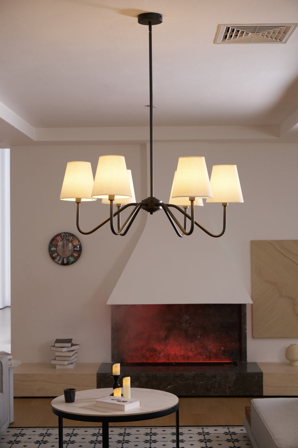 Lumos Black Chandelier