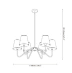 Lumos Black Chandelier