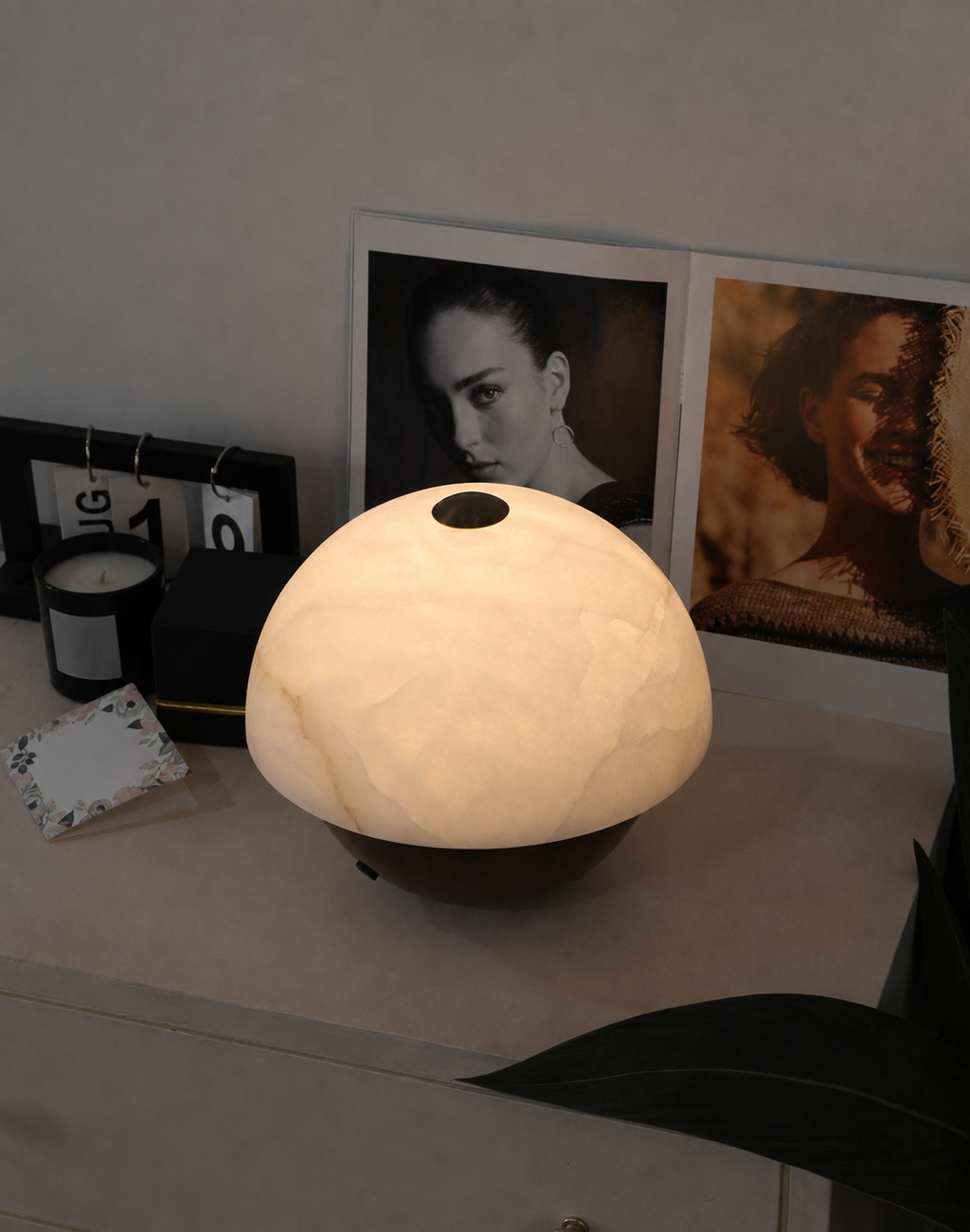 Luna Stone Mini Table Lamp