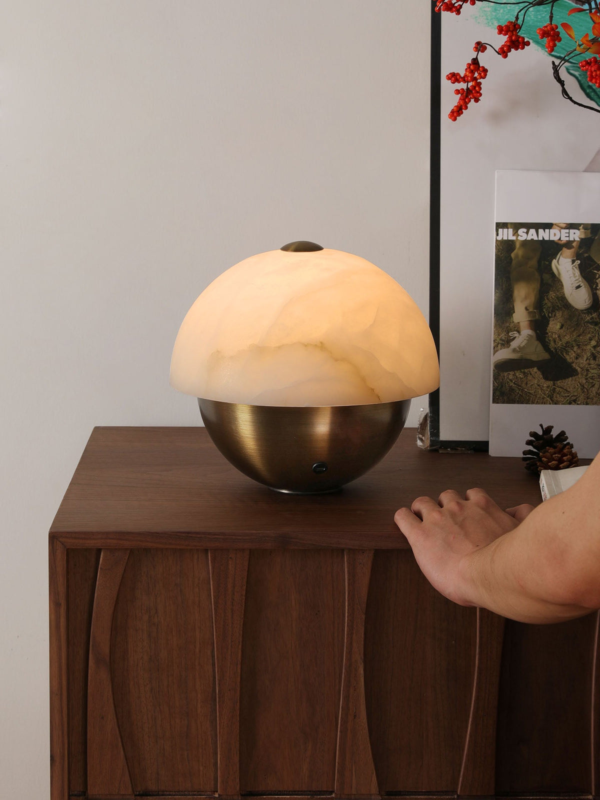 Luna Stone Mini Table Lamp