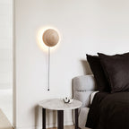 Luna Travertine Wall Light
