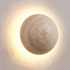 Luna Travertine Wall Light