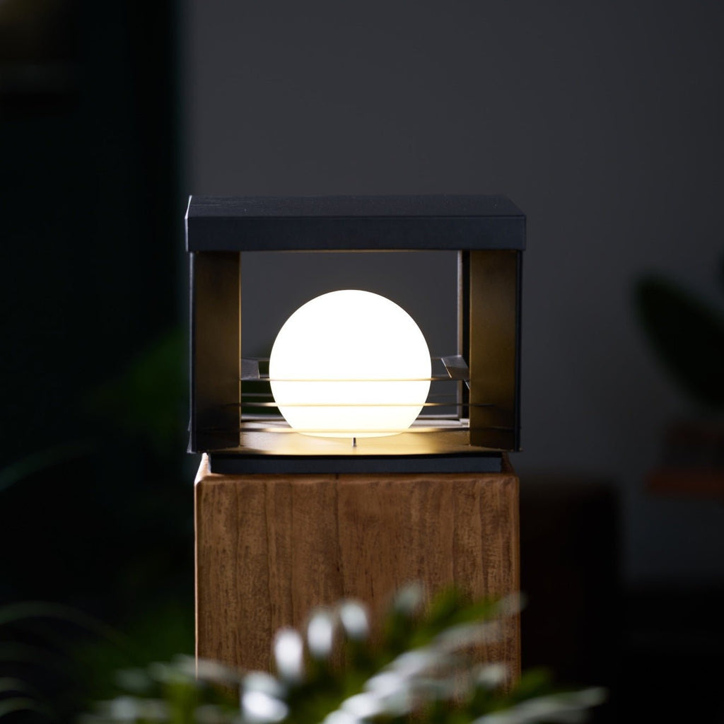 Lunar Crate Outdoor Lamp
