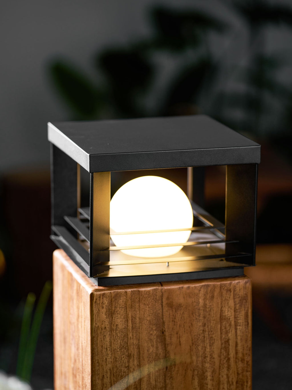 Lunar Crate Outdoor Lamp
