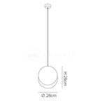Lunar Eclipse Pendant Light