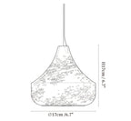 Alabaster Veil Pendant Light