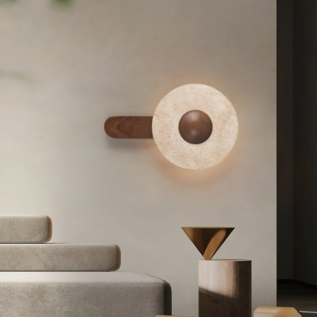 Lunar Wood Wall Lamp