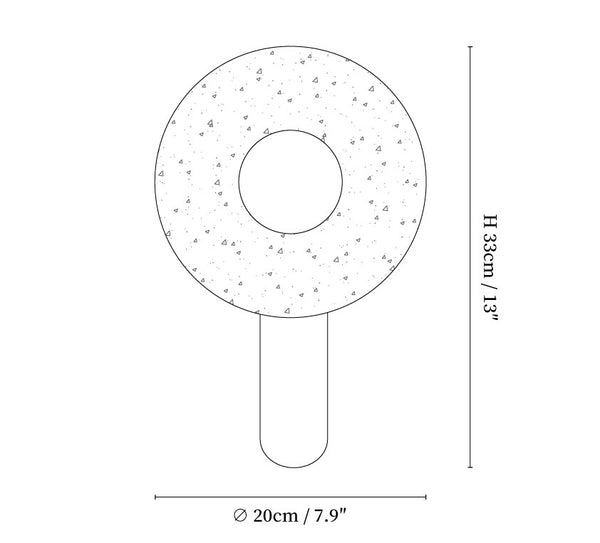 Lunar Wood Wall Lamp