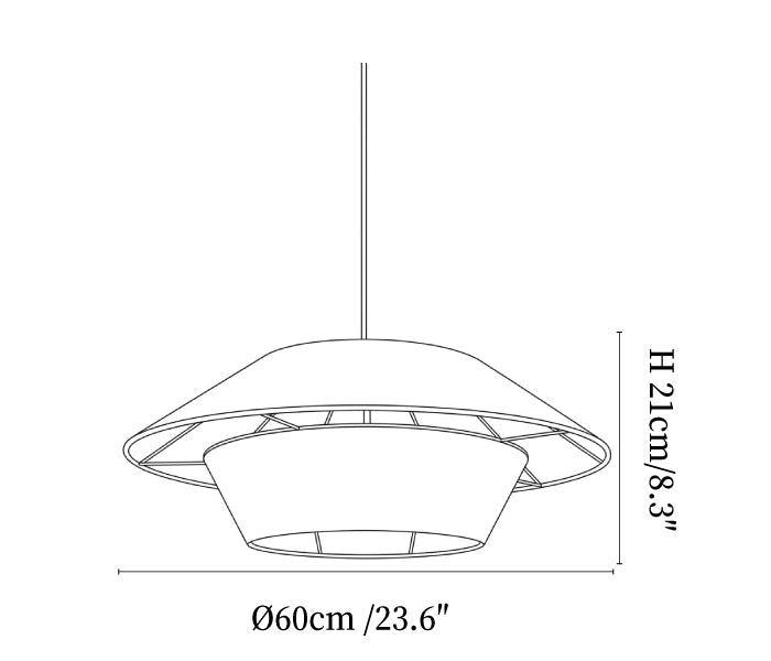 Lunara Hemp Rope Pendant Light