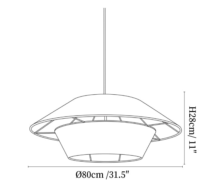 Lunara Hemp Rope Pendant Light