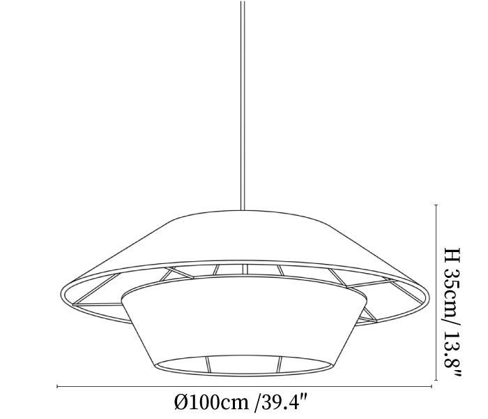 Lunara Hemp Rope Pendant Light