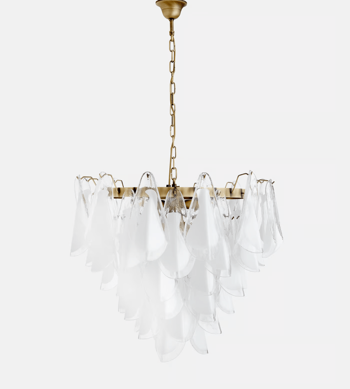 Lunara White Murano Chandelier