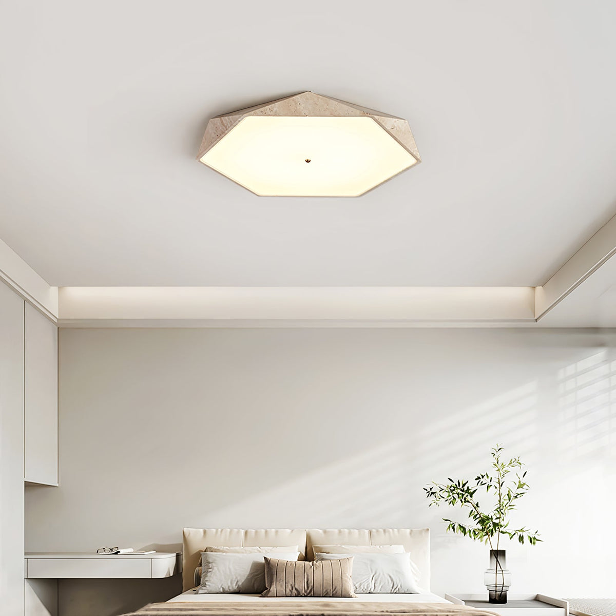 Lunarc Stone Ceiling Lamp