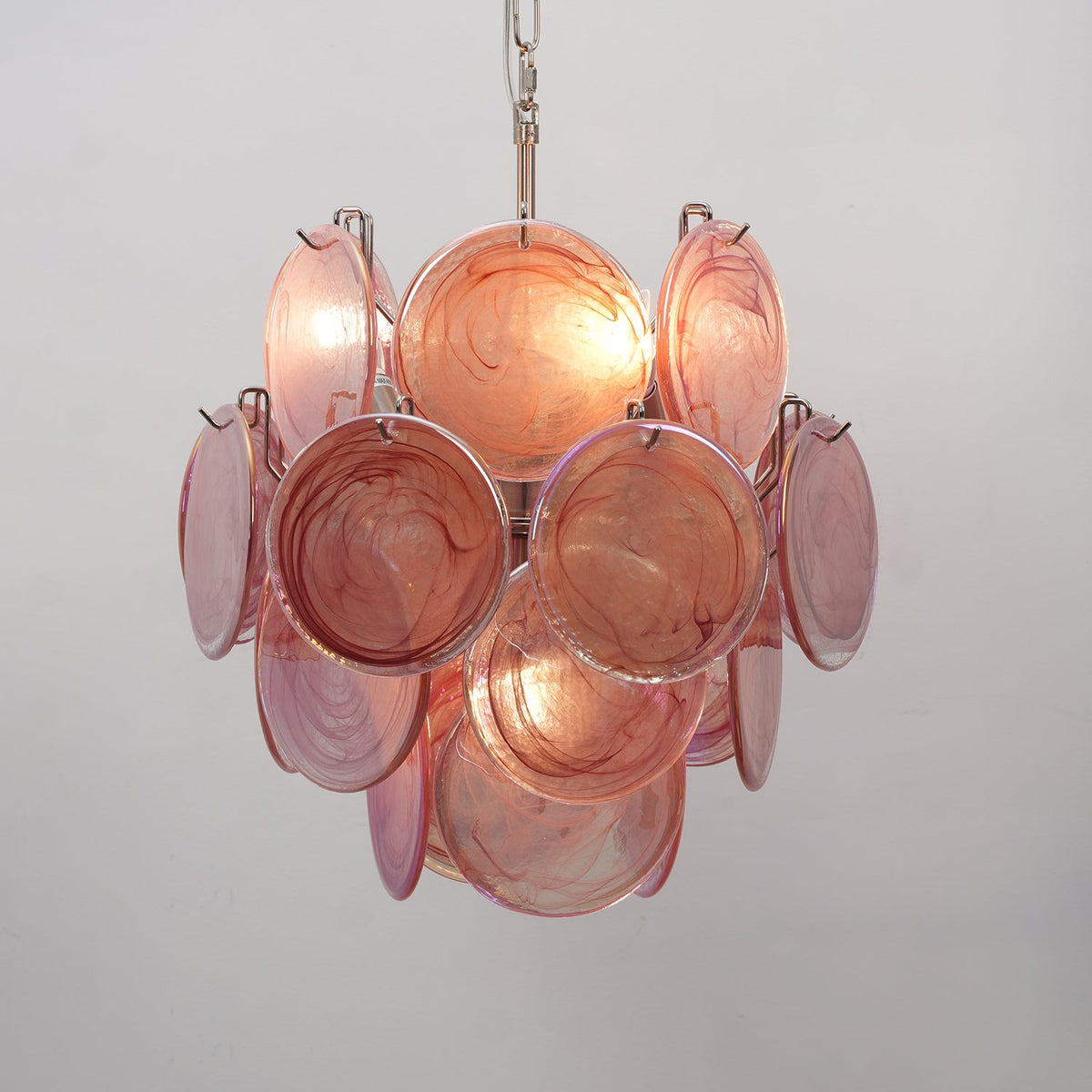 Lunaria Disc Murano Chandelier