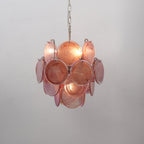 Lunaria Disc Murano Chandelier
