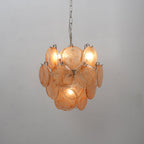 Lunaria Disc Murano Chandelier