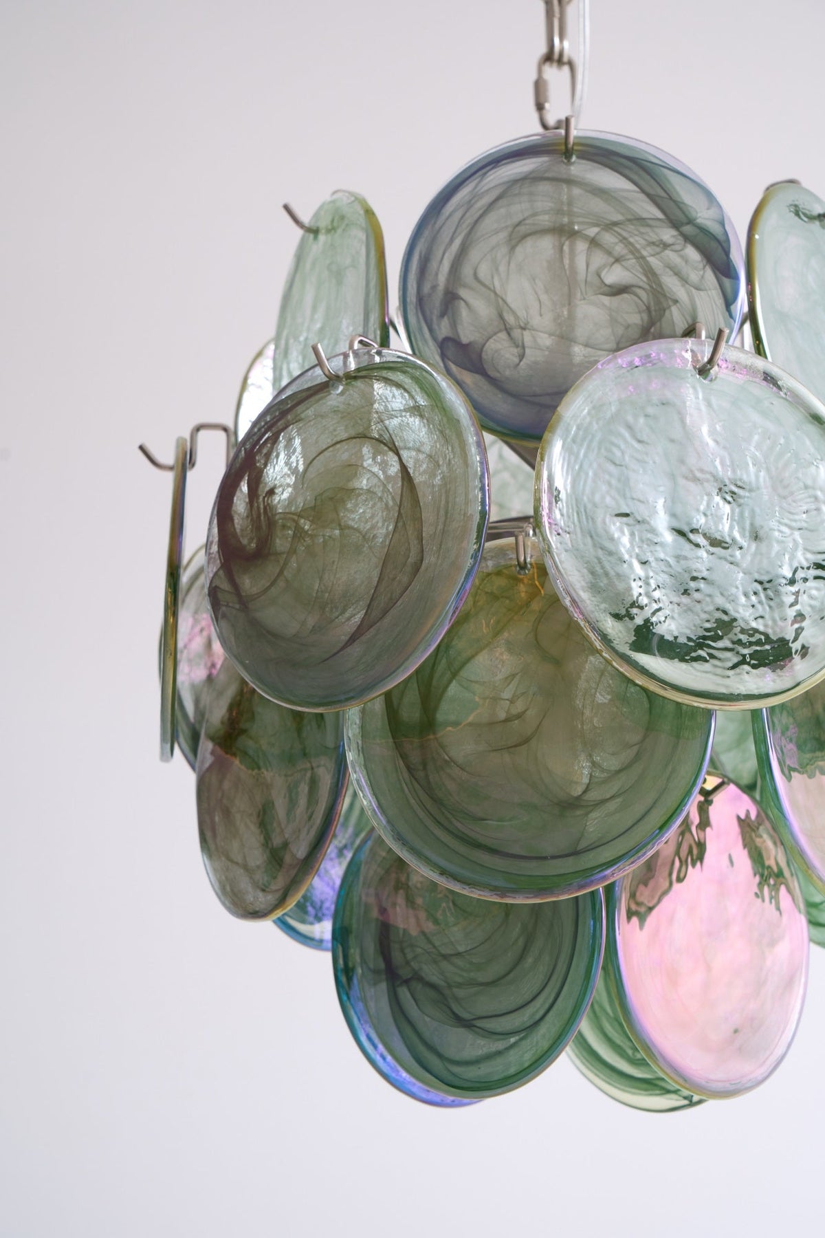 Lunaria Disc Murano Chandelier