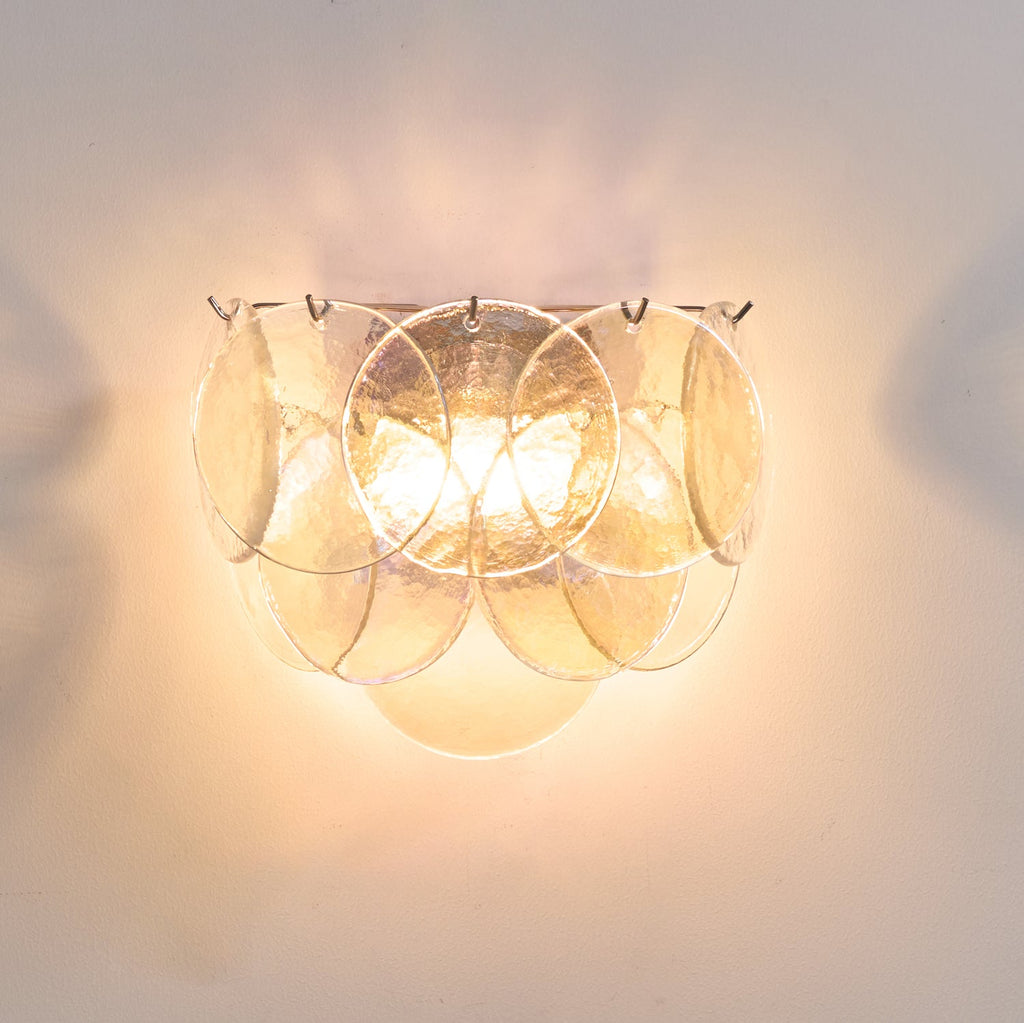 Lunaria Disc Murano Wall Lamp
