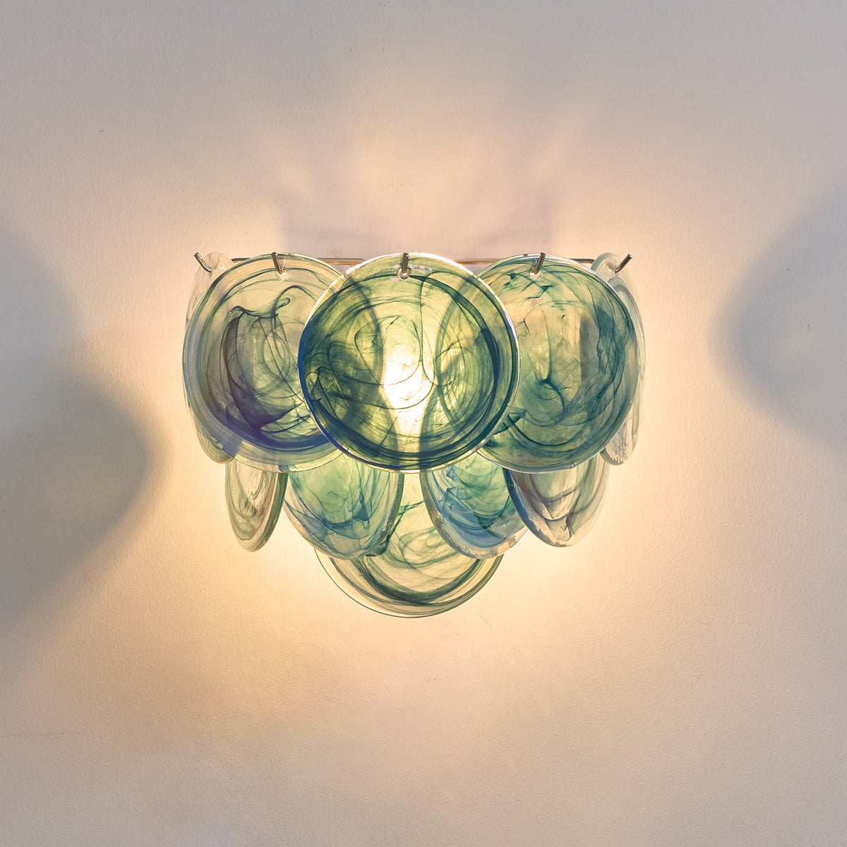 Lunaria Disc Murano Wall Lamp