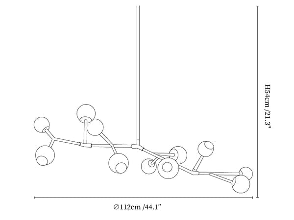 Lunaris Branch Chandelier