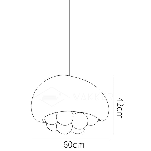 Lunaris Bubbles Pendant Light